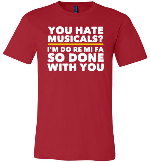 You Hate Musicals Do Re Mi Canvas