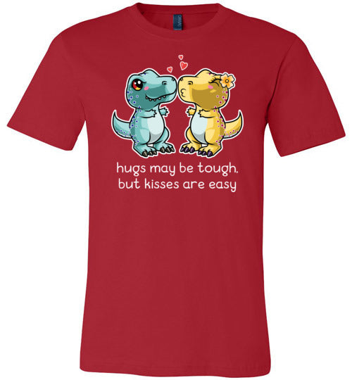 Dinosaur Hugs May Be Tough Canvas