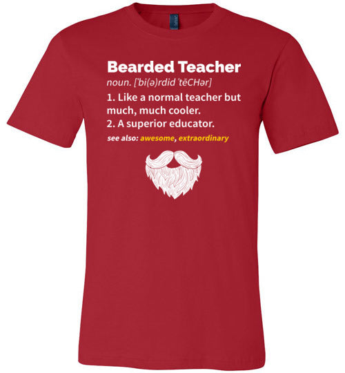 Bearded Teacher Canvas