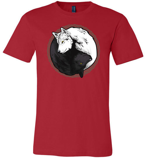 Wolf Yin Yang Canvas