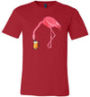 Flamingo Beer Canvas