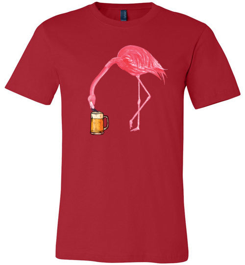 Flamingo Beer Canvas