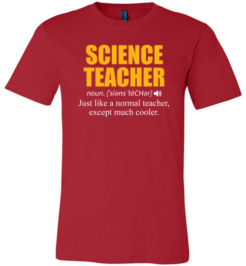 Science Teacher Definition Canvas