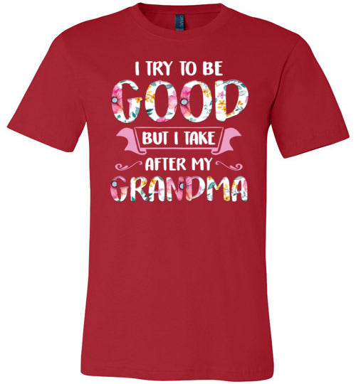 Try To Be Good Grandma Canvas