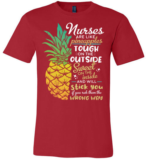Nurses are like Pineapples Canvas