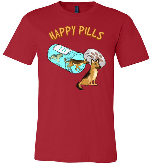 Happy Pills German Shepherd Canvas
