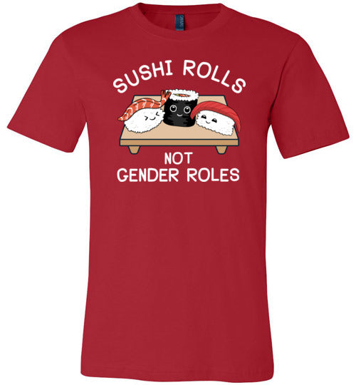 Sushi Rolls Not Gender Rolls Canvas