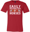 Easily Distracted By Horses Canvas