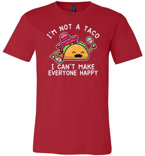 Taco Everyone Happy Canvas