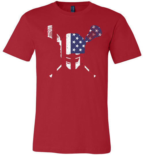 American Flag Lacrosse Canvas