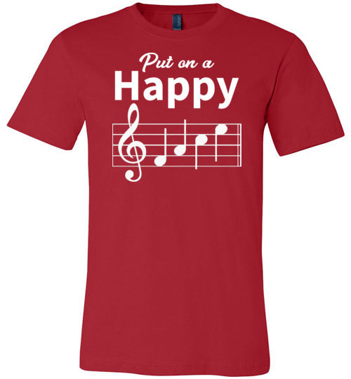Happy Face Music Canvas
