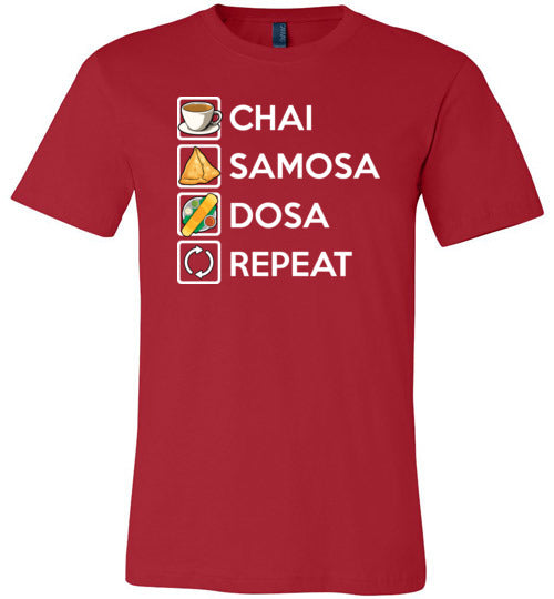 Chai Samosa Dosa Repeat Canvas