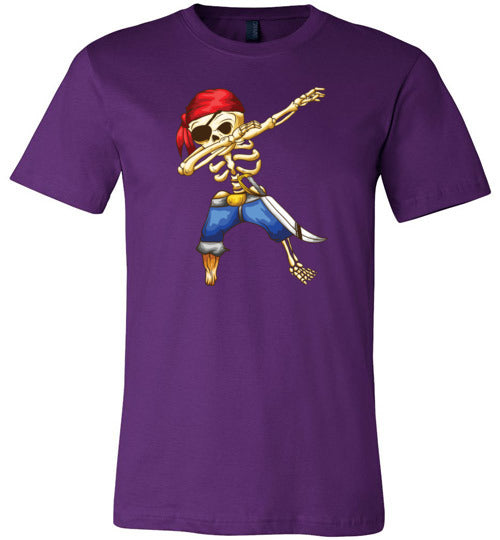Pirate Dabbing Skeleton Cartoon Canvas