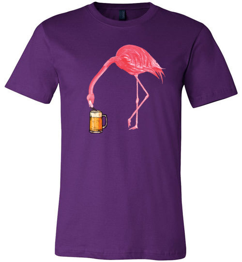 Flamingo Beer Canvas