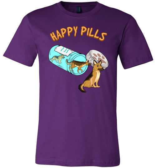 Happy Pills German Shepherd Canvas