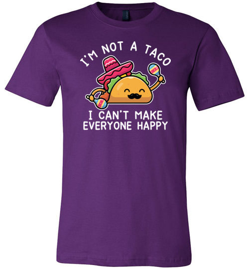 Taco Everyone Happy Canvas