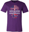 American Grown With Norwegian Roots Canvas