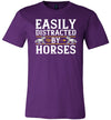 Easily Distracted By Horses Canvas