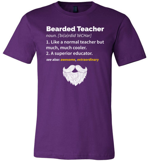 Bearded Teacher Canvas