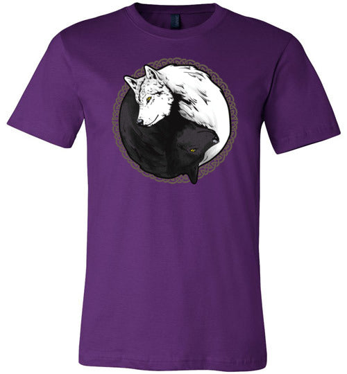 Wolf Yin Yang Canvas