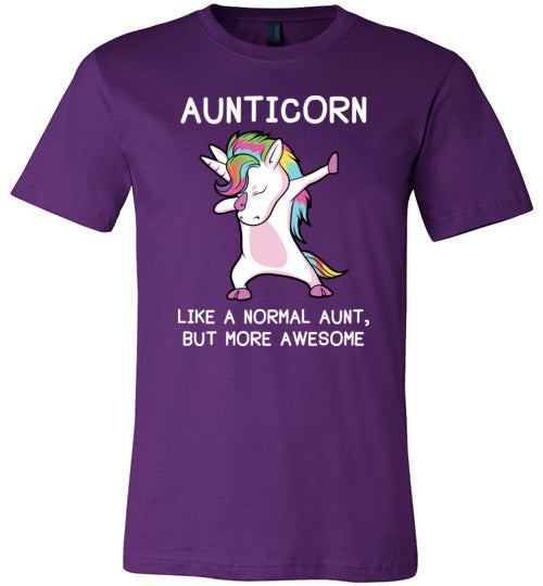 Aunticorn Unicorn Aunt Canvas