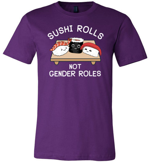 Sushi Rolls Not Gender Rolls Canvas