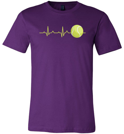 Tennis Heartbeat Canvas