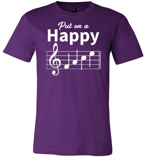 Happy Face Music Canvas