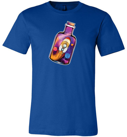 Rocketship In a Bottle Canvas