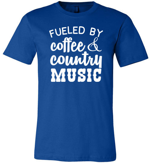 Fueled By Coffee And Country Music Canvas