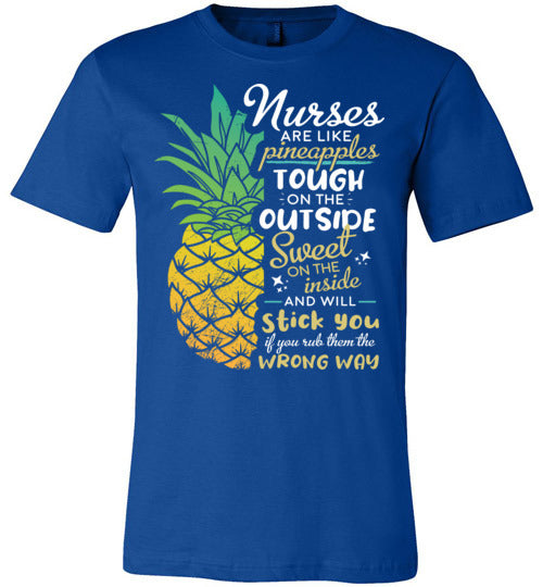 Nurses are like Pineapples Canvas
