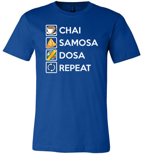 Chai Samosa Dosa Repeat Canvas