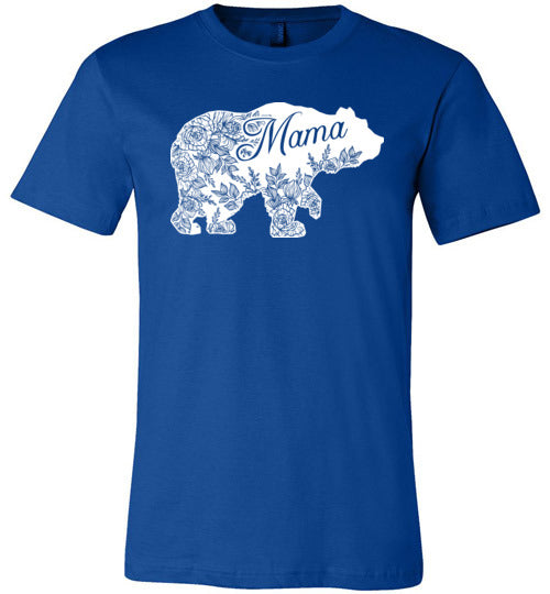 Floral Mama Bear Canvas