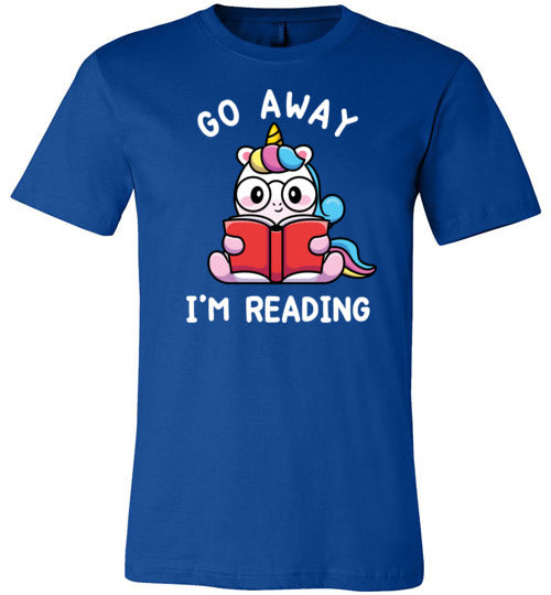 Unicorn Go Away Im Reading Canvas