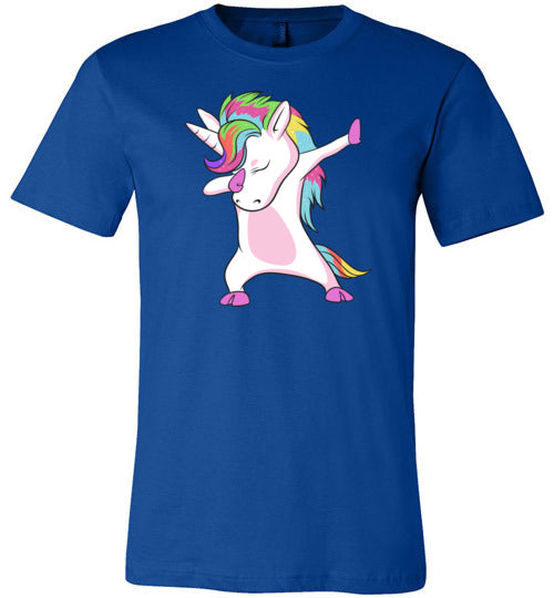 Dabbing Unicorn Dancing Canvas