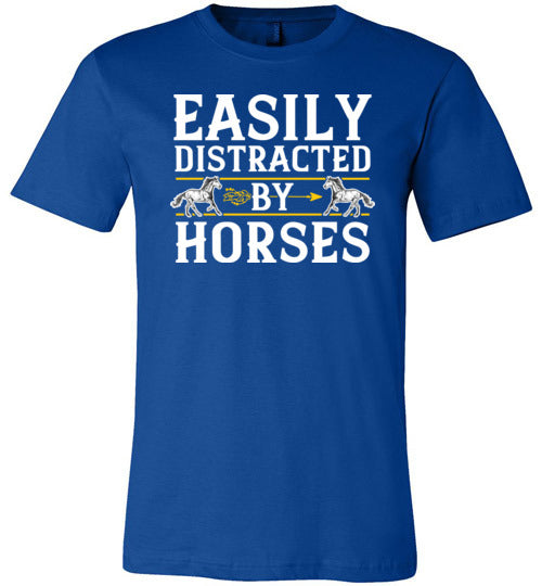 Easily Distracted By Horses Canvas