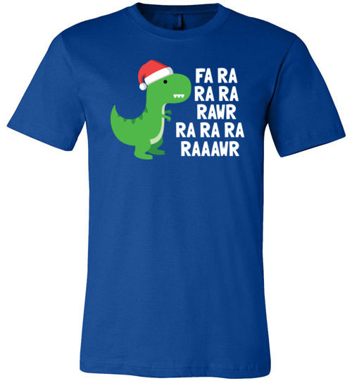 Dinosaur Christmas Fa Ra Ra Rawr Canvas