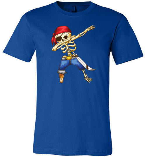 Pirate Dabbing Skeleton Cartoon Canvas