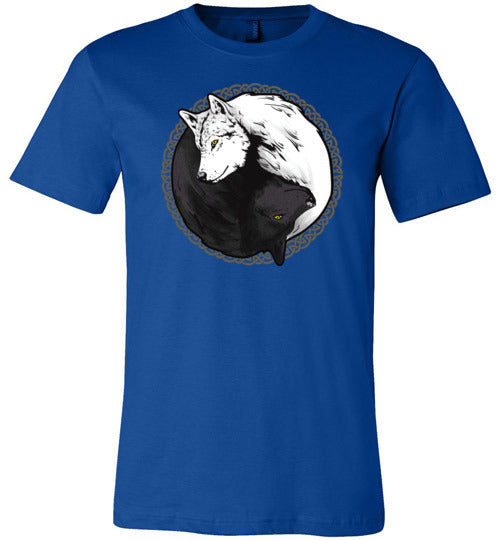 Wolf Yin Yang Canvas