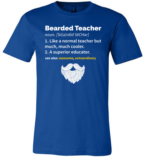 Bearded Teacher Canvas