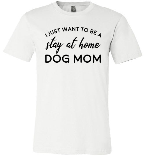 Stay At Home Dog Mom Canvas