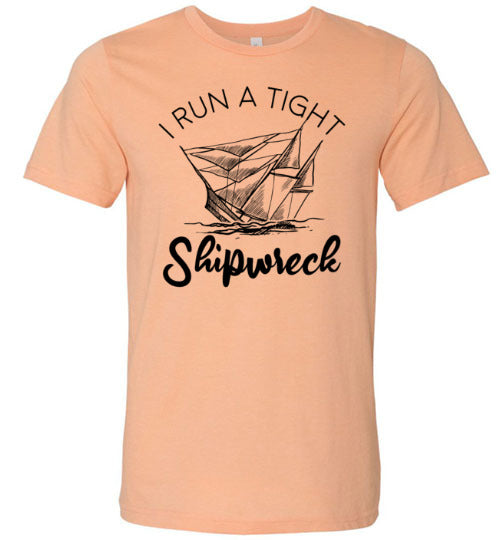 Run A Tight Shipwreck Canvas