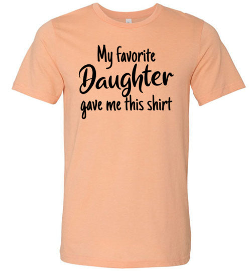 Favorite Daughter Gave Me This Canvas