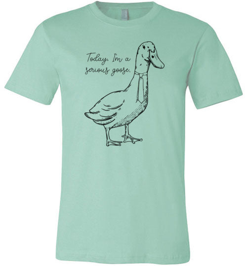 Serious Goose Canvas