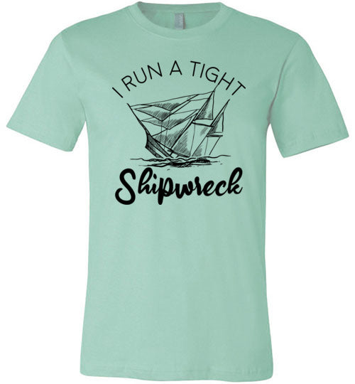 Run A Tight Shipwreck Canvas
