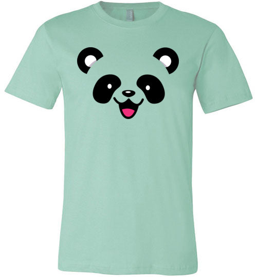 Panda Face Light Shirts Canvas