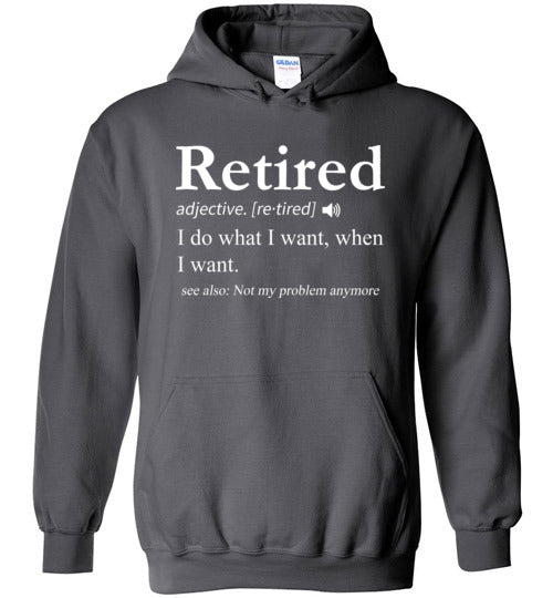 Retired Definition Hoodie