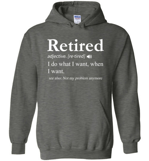 Retired Definition Hoodie