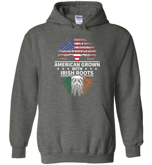 American Grown With Irish Roots Hoodie