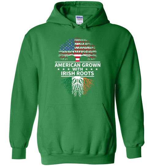 American Grown With Irish Roots Hoodie